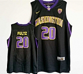 Washington Huskies #20 Markelle Fultz Black College Basketball Jersey,baseball caps,new era cap wholesale,wholesale hats